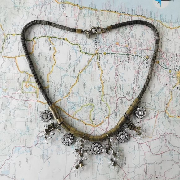 Abercrombie & Fitch crystal necklace - Picture 2 of 6